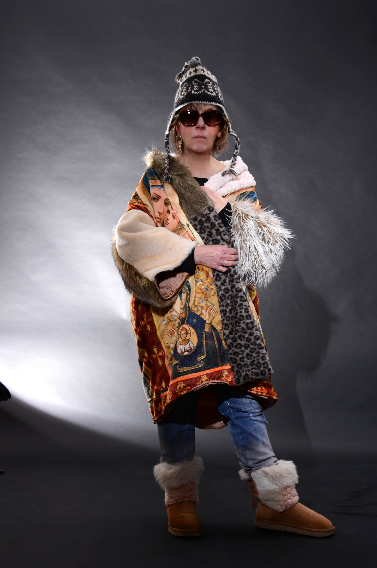 Maria's plush Madonna Kimono