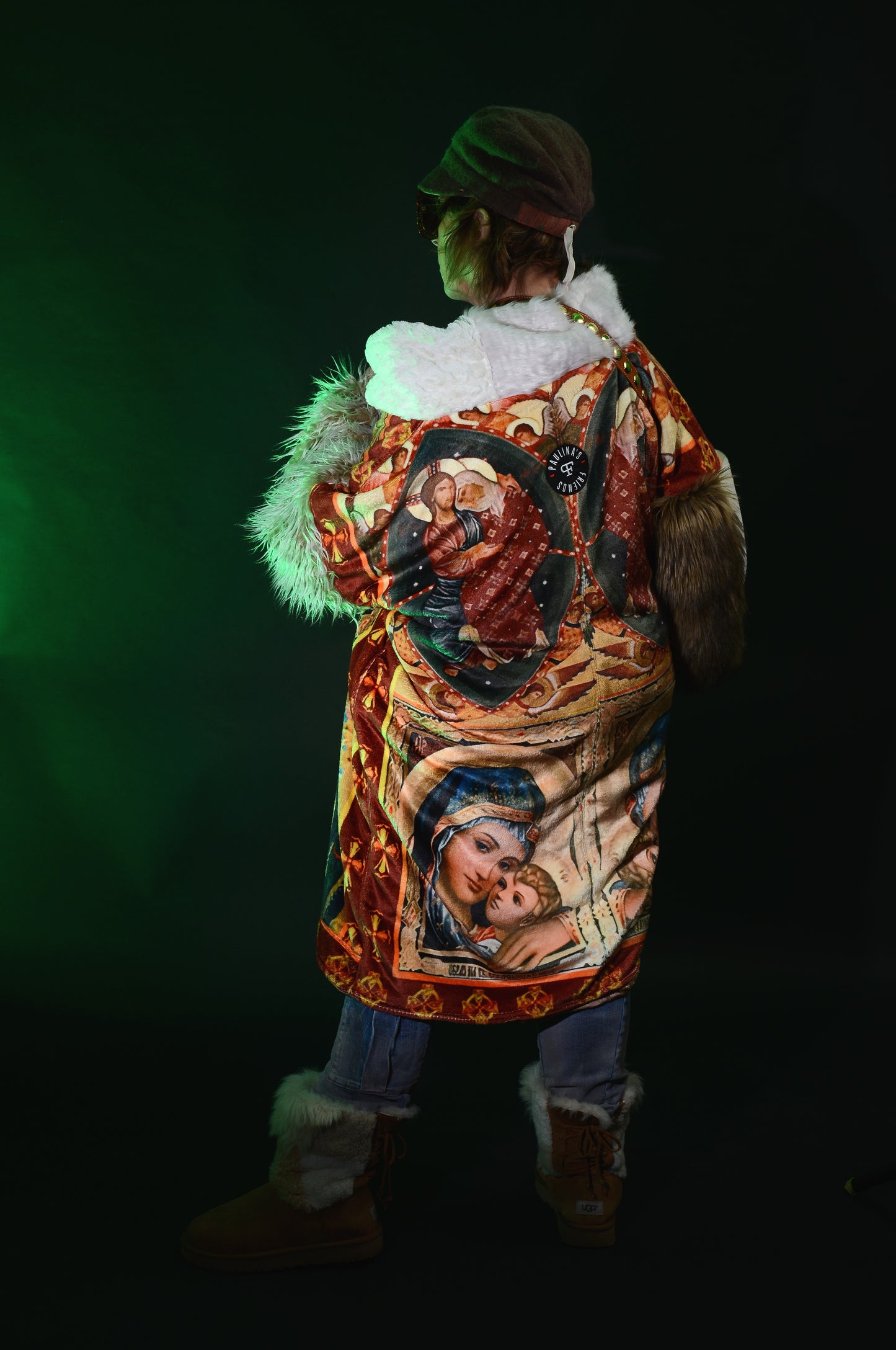 Maria's plush Madonna Kimono