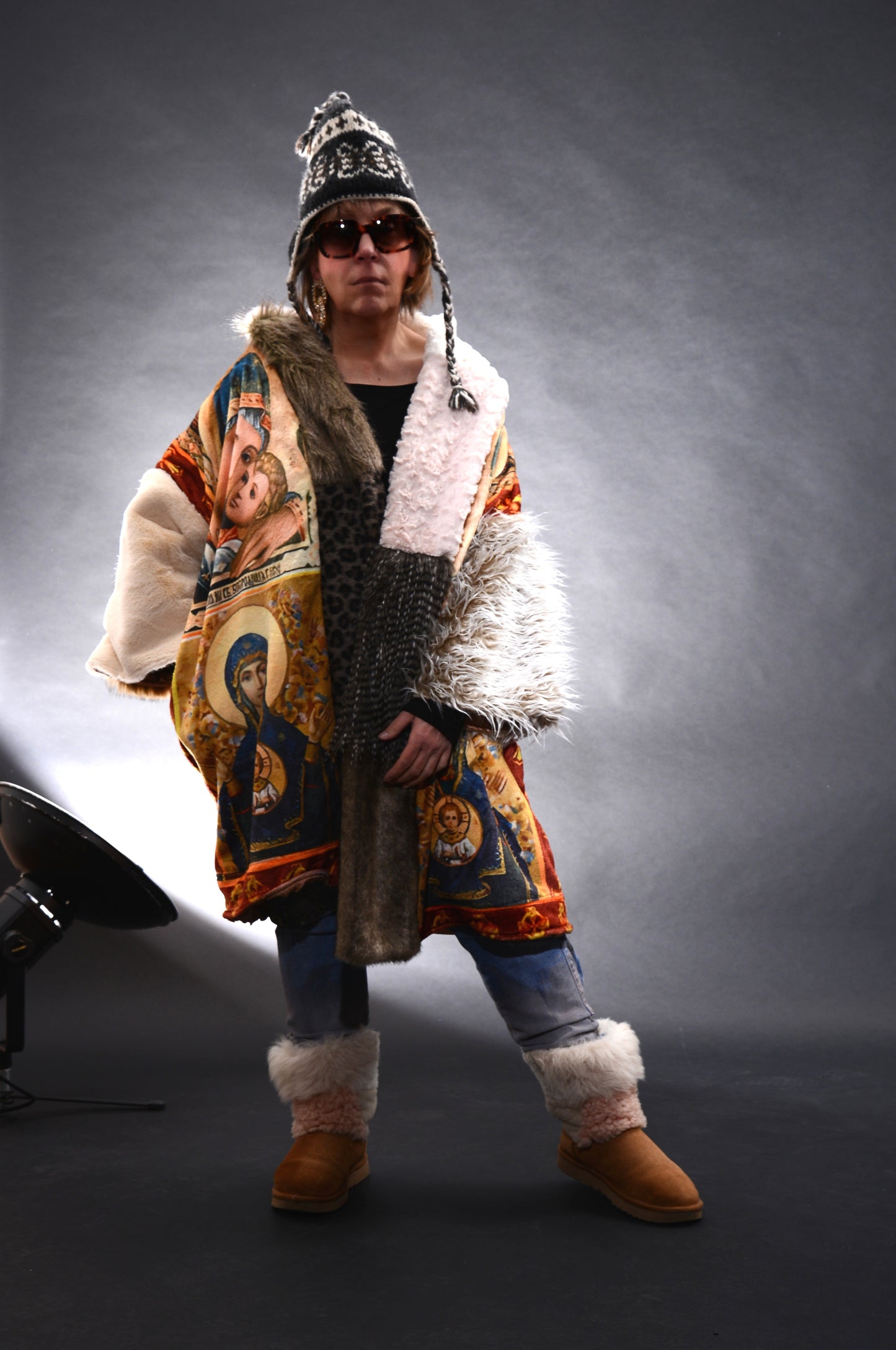 Maria's plush Madonna Kimono