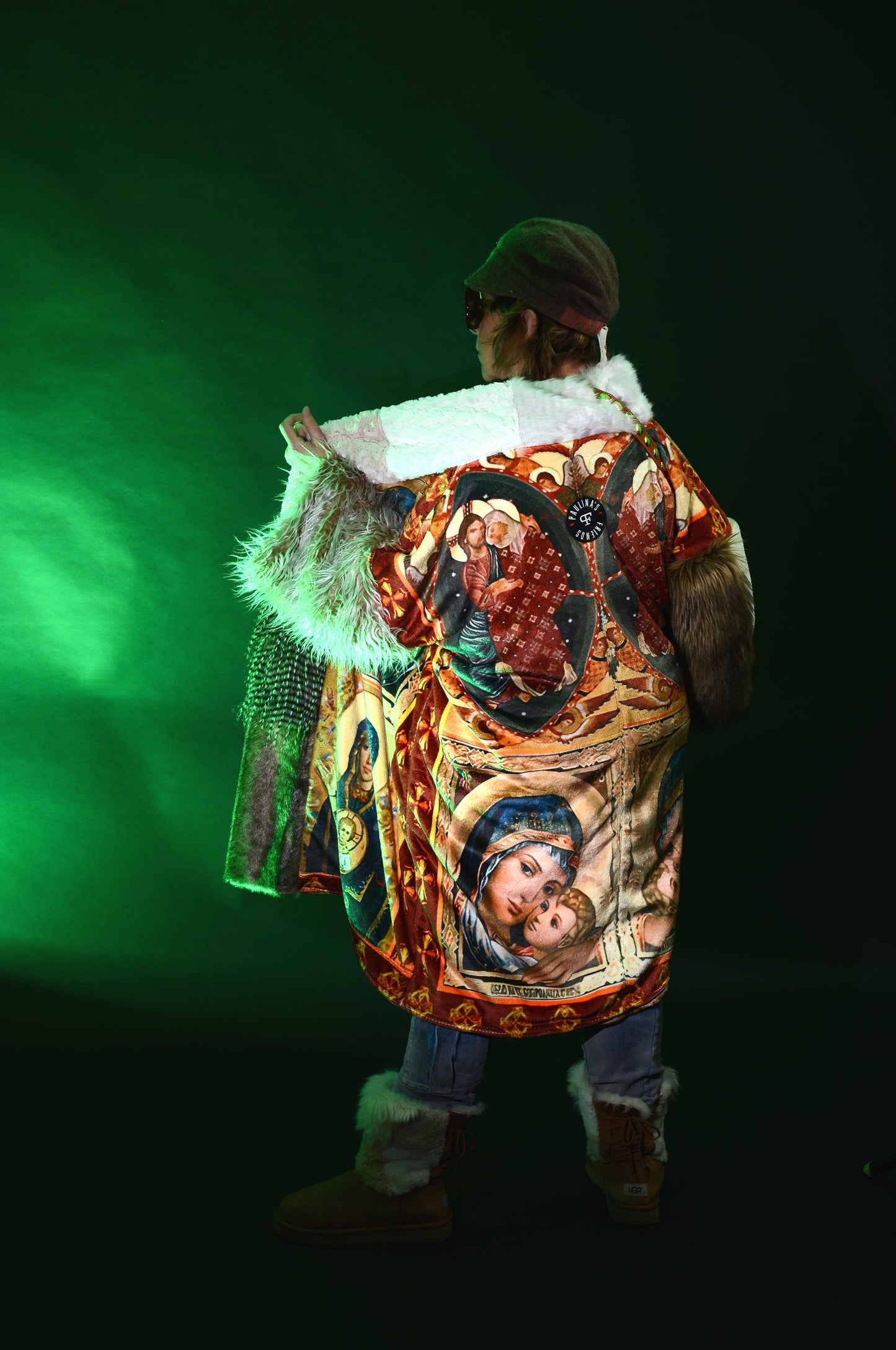 Maria's plush Madonna Kimono