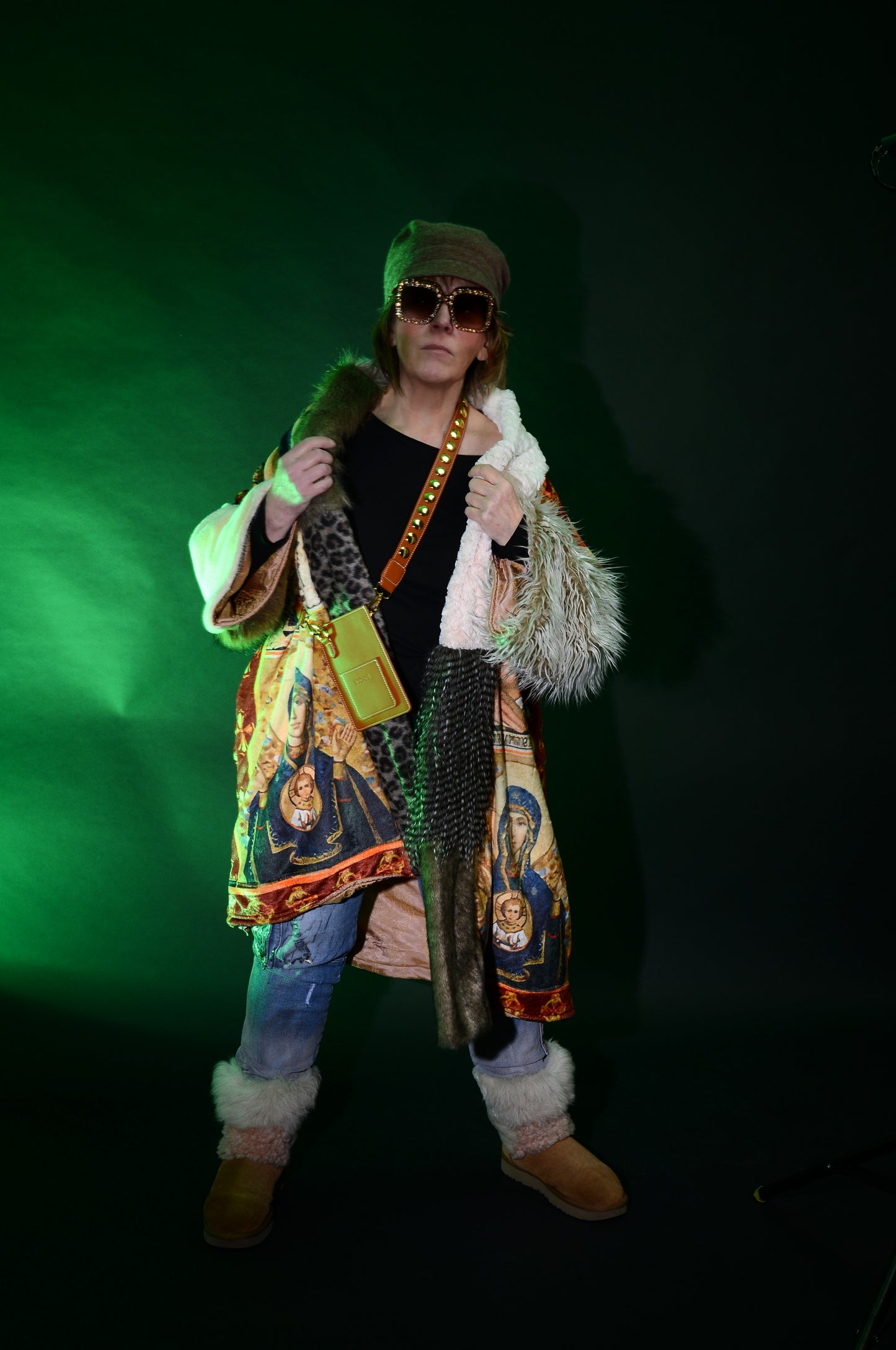 Maria's plush Madonna Kimono