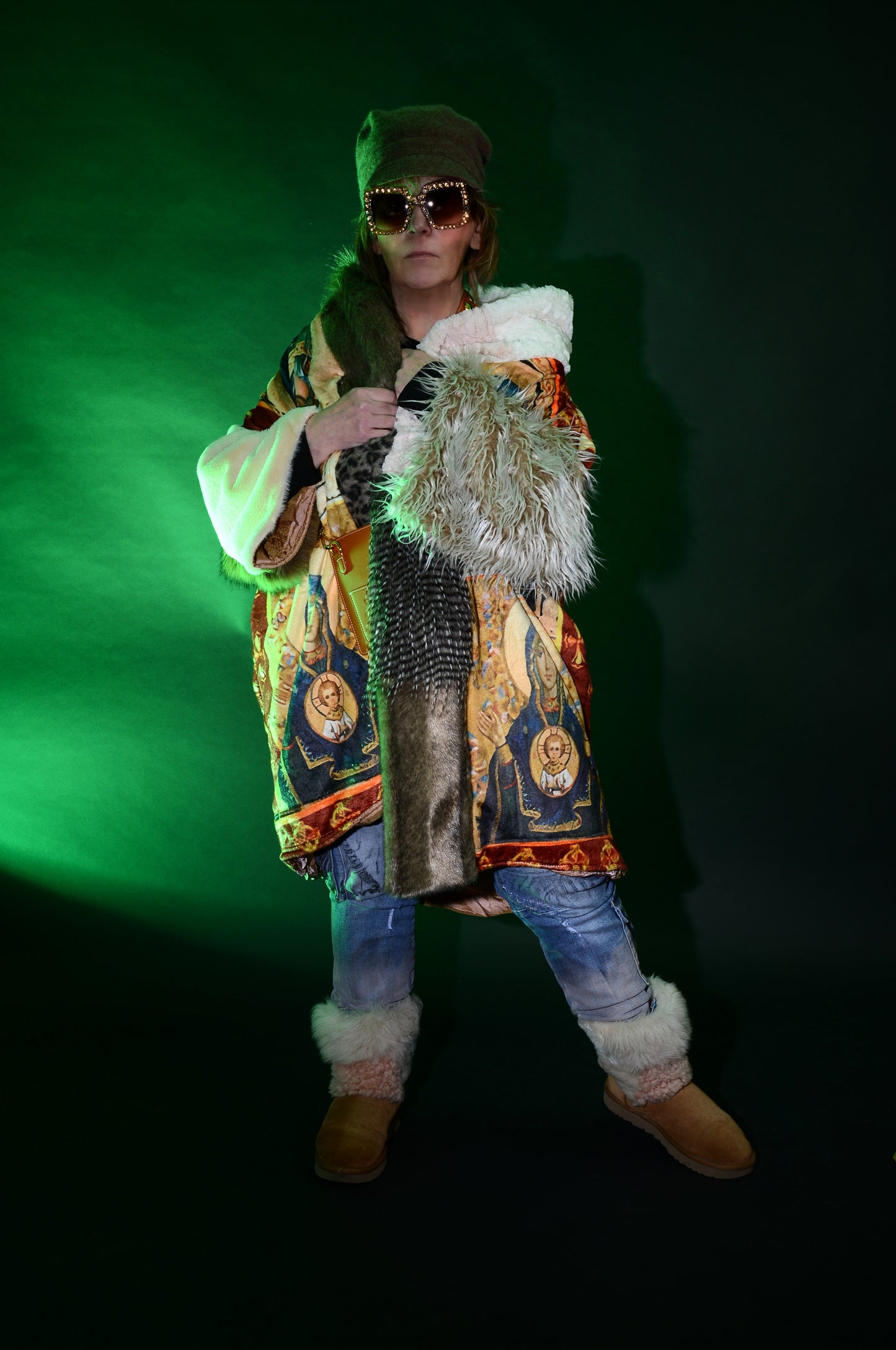 Maria's plush Madonna Kimono