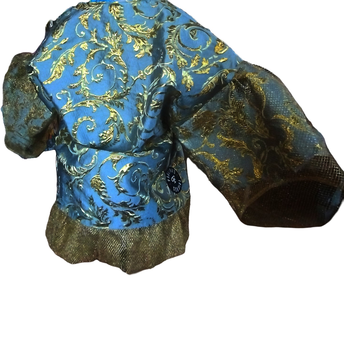 Silver Gold puff jacket