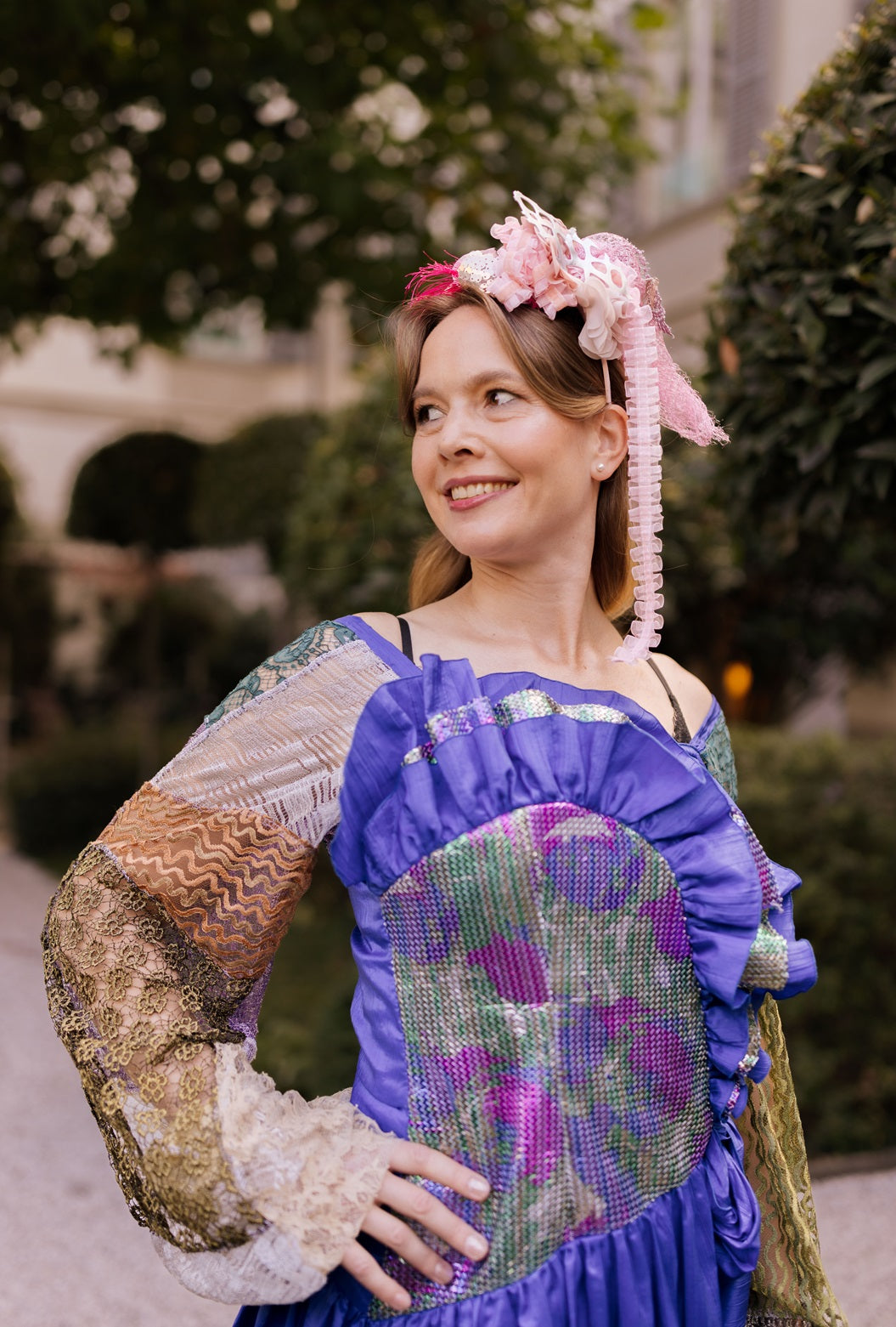Violet queens dress