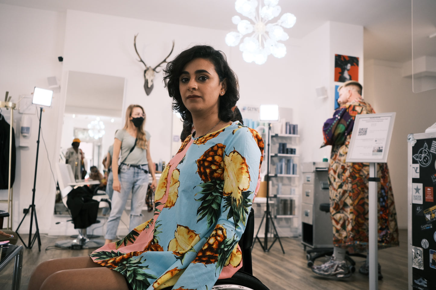 Bold Pineapple Print Top – Vibrant Tropical Style