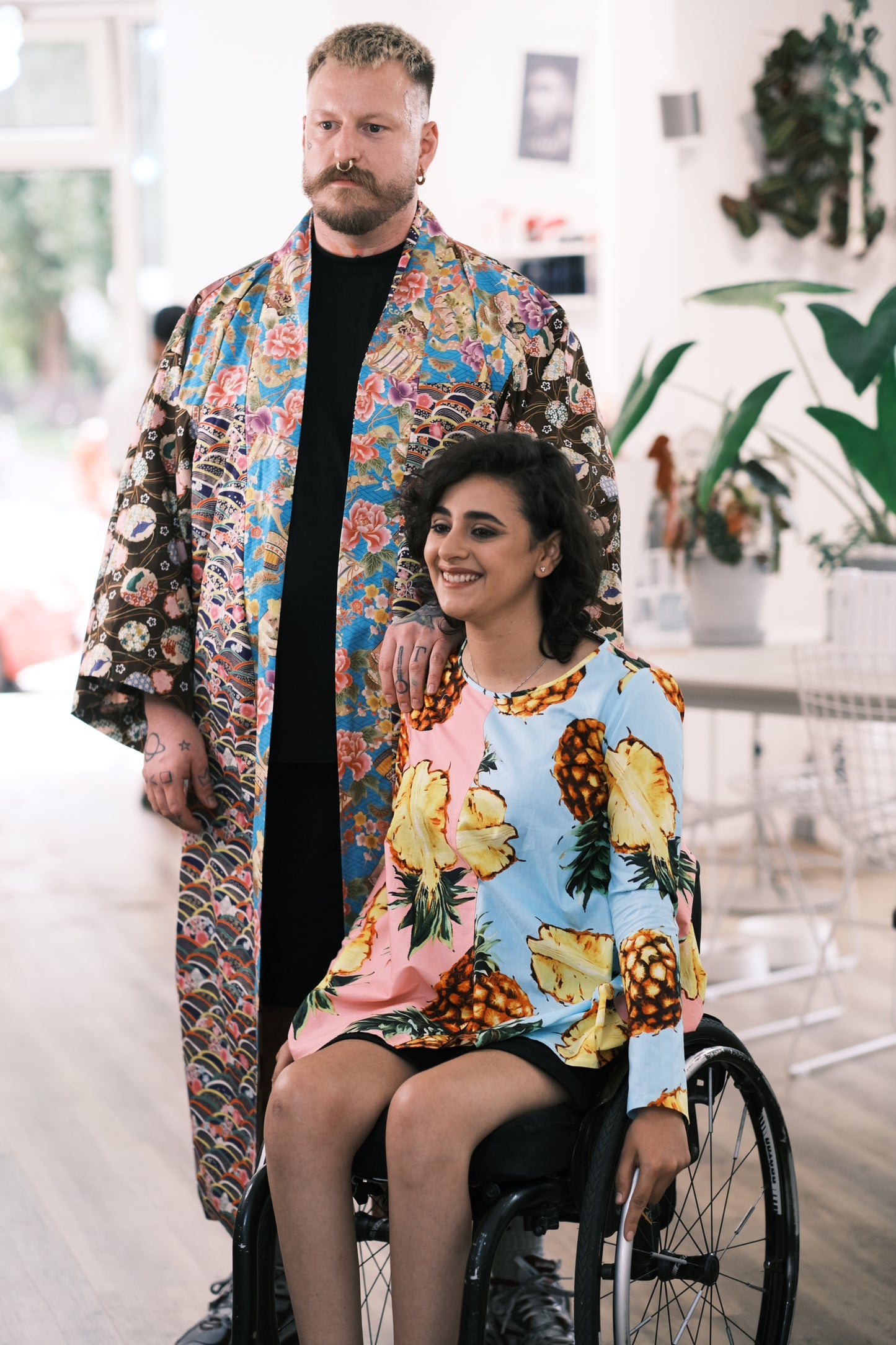 Bold Pineapple Print Top – Vibrant Tropical Style