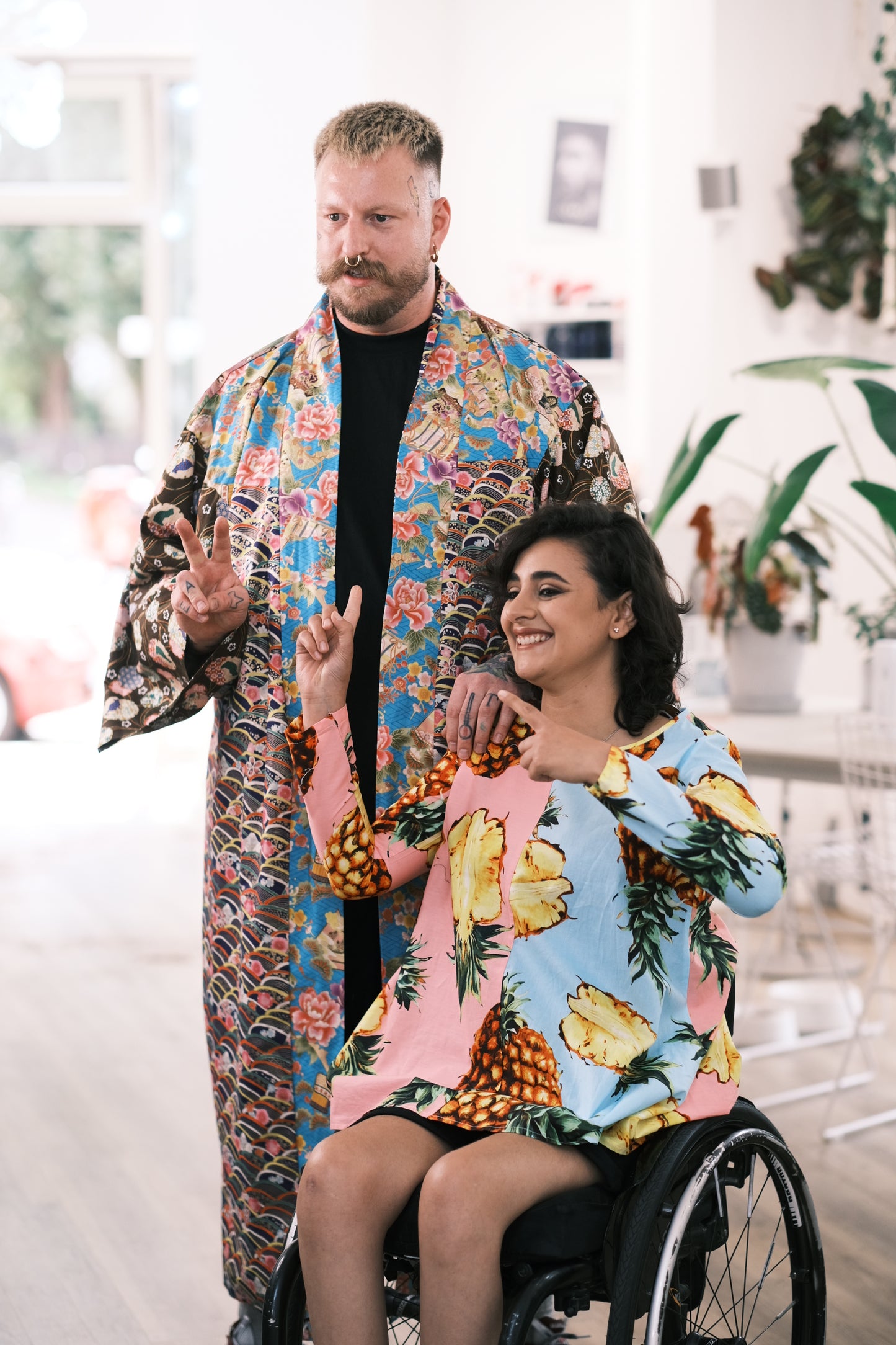 Bold Pineapple Print Top – Vibrant Tropical Style