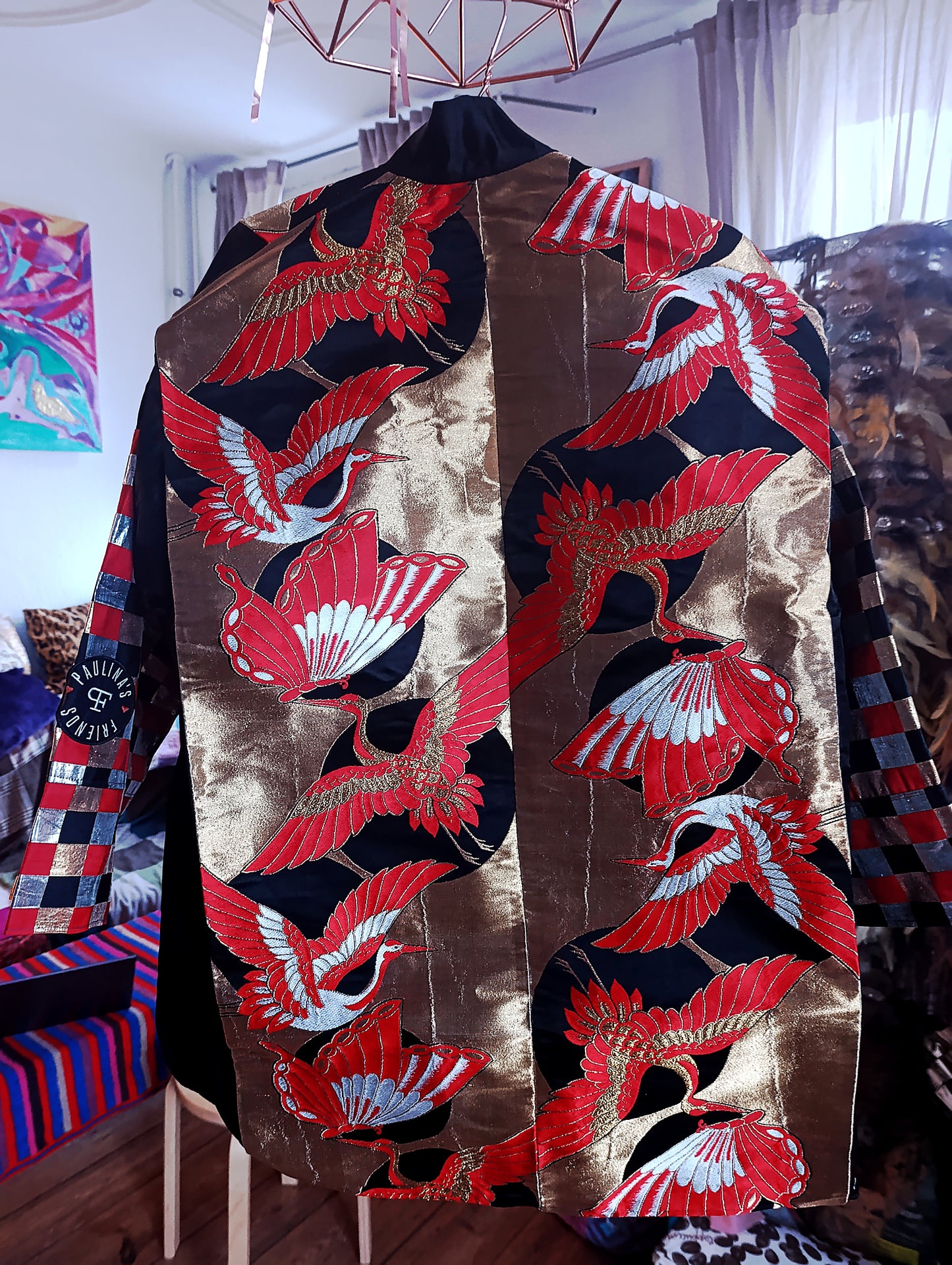 Crane kimono