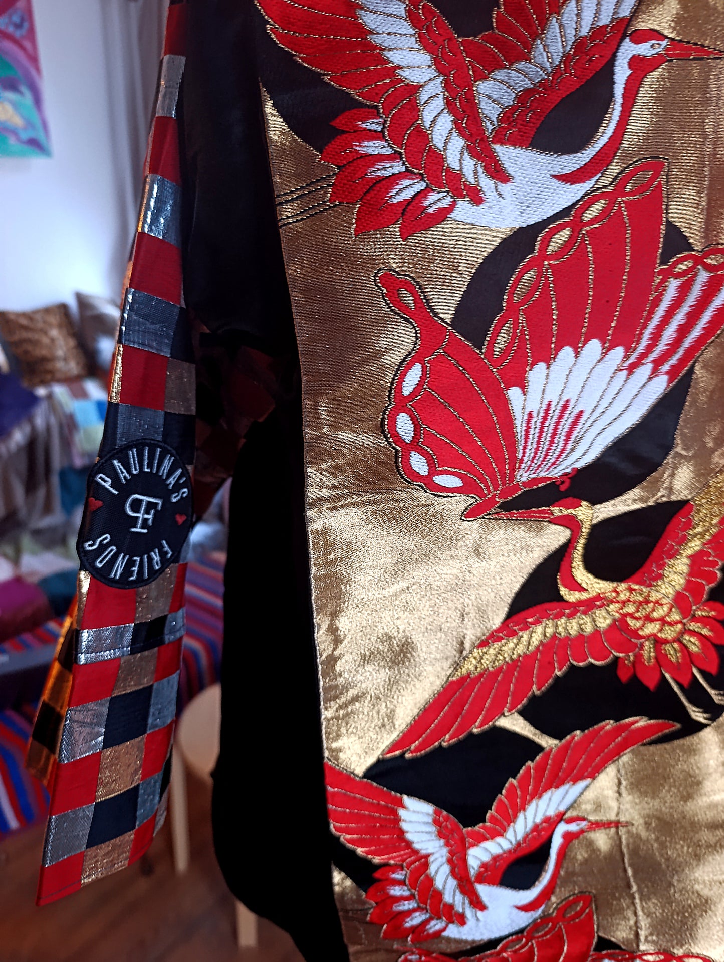 Crane kimono