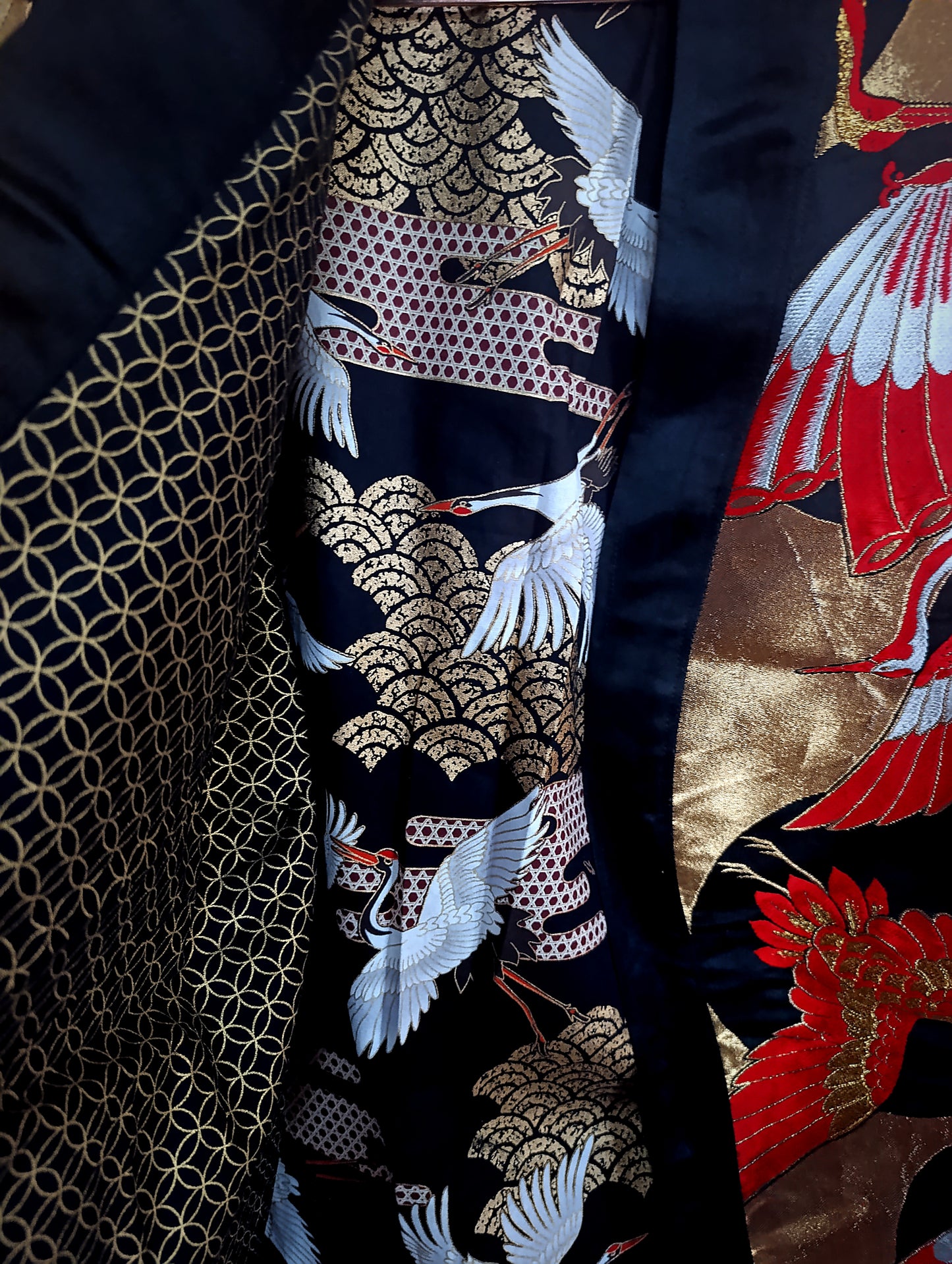 Crane kimono