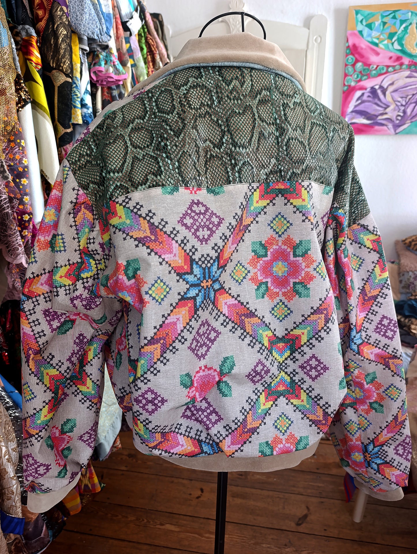 Printed embroidery