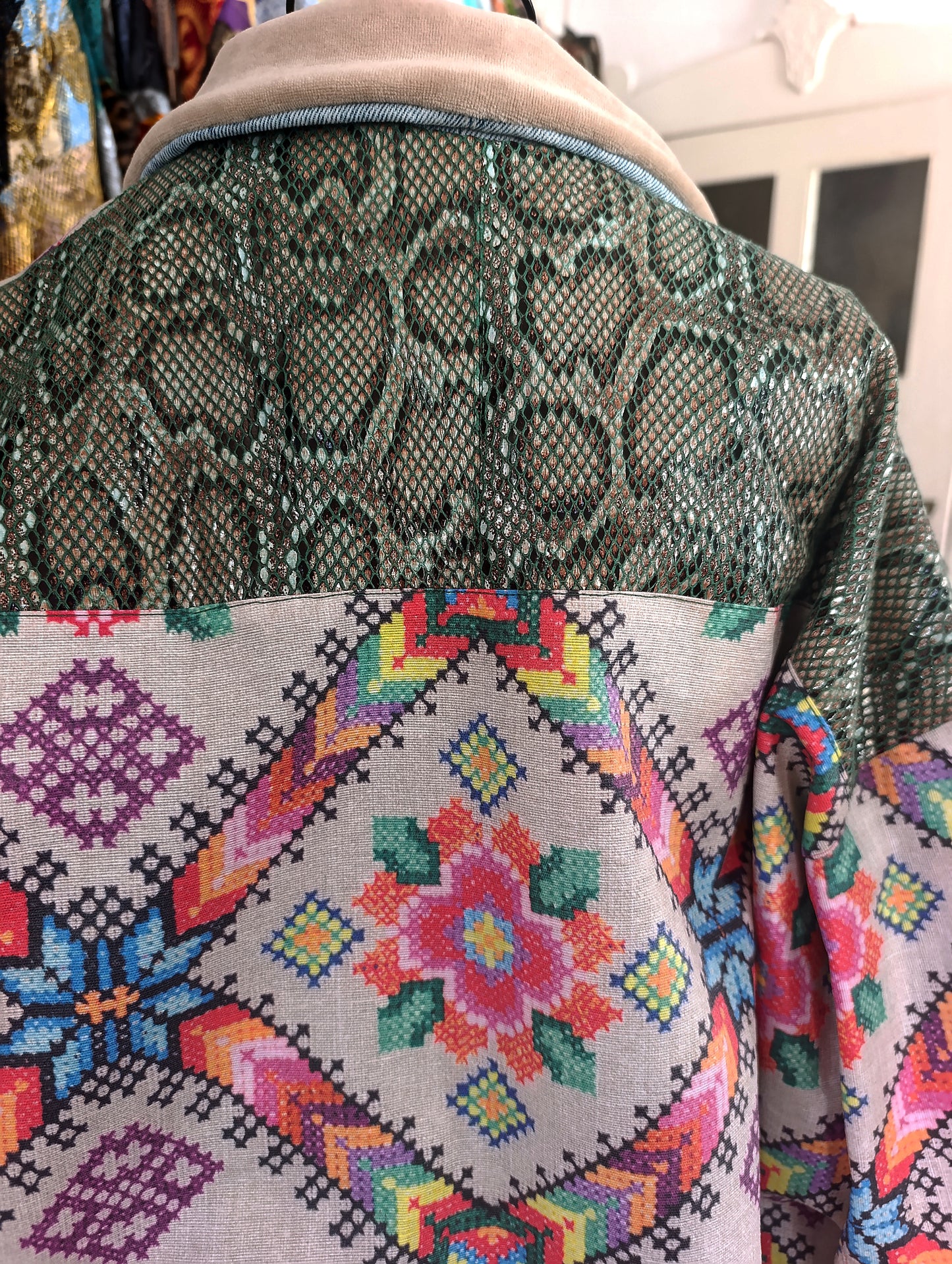 Printed embroidery