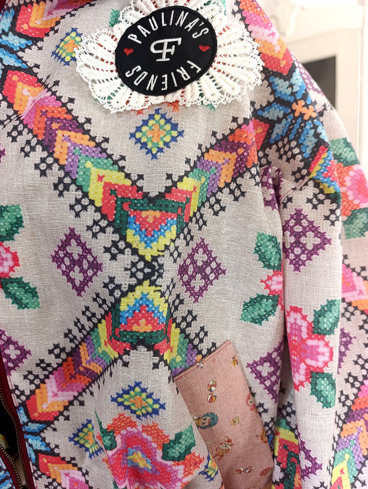 Printed embroidery