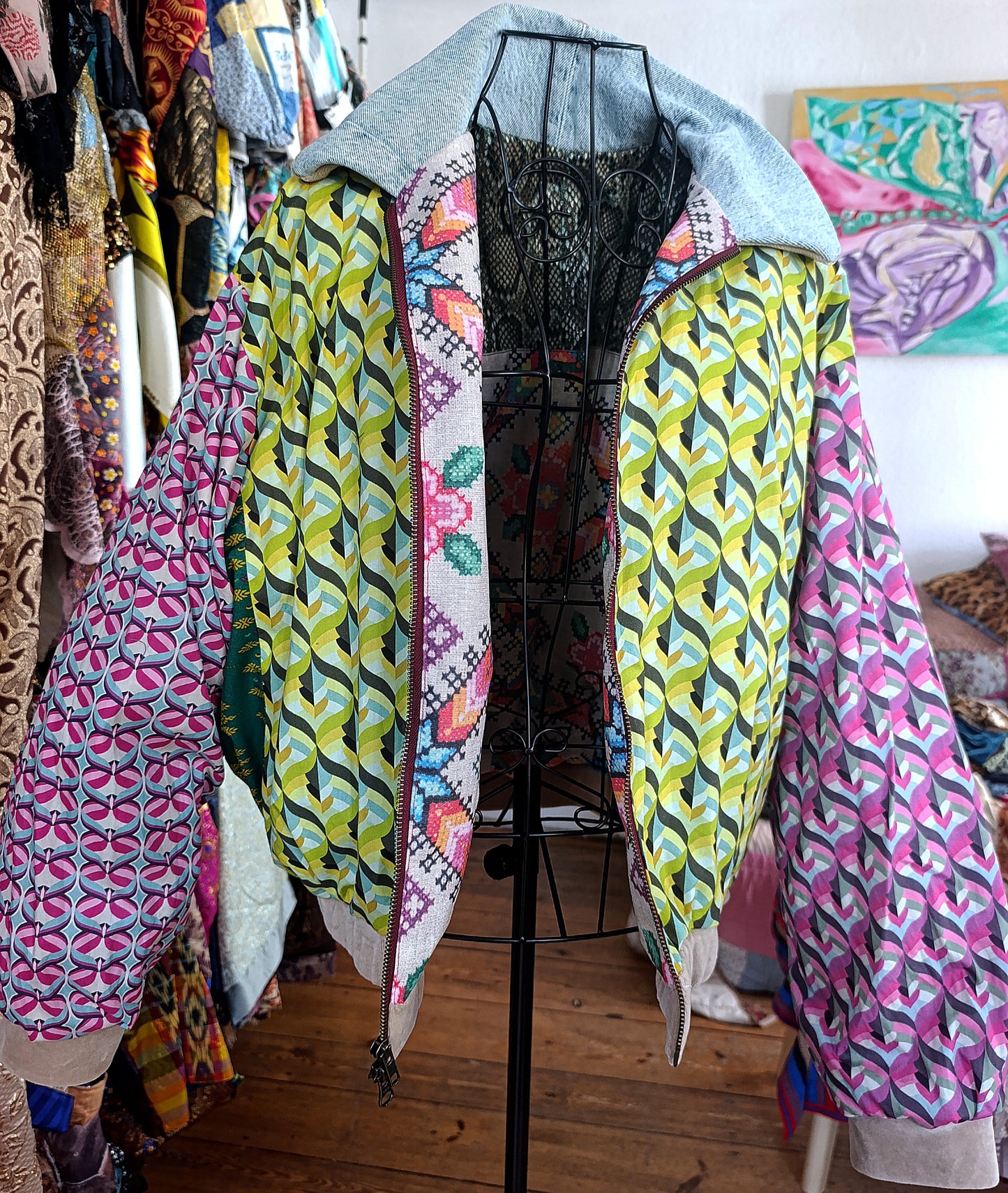 Printed embroidery