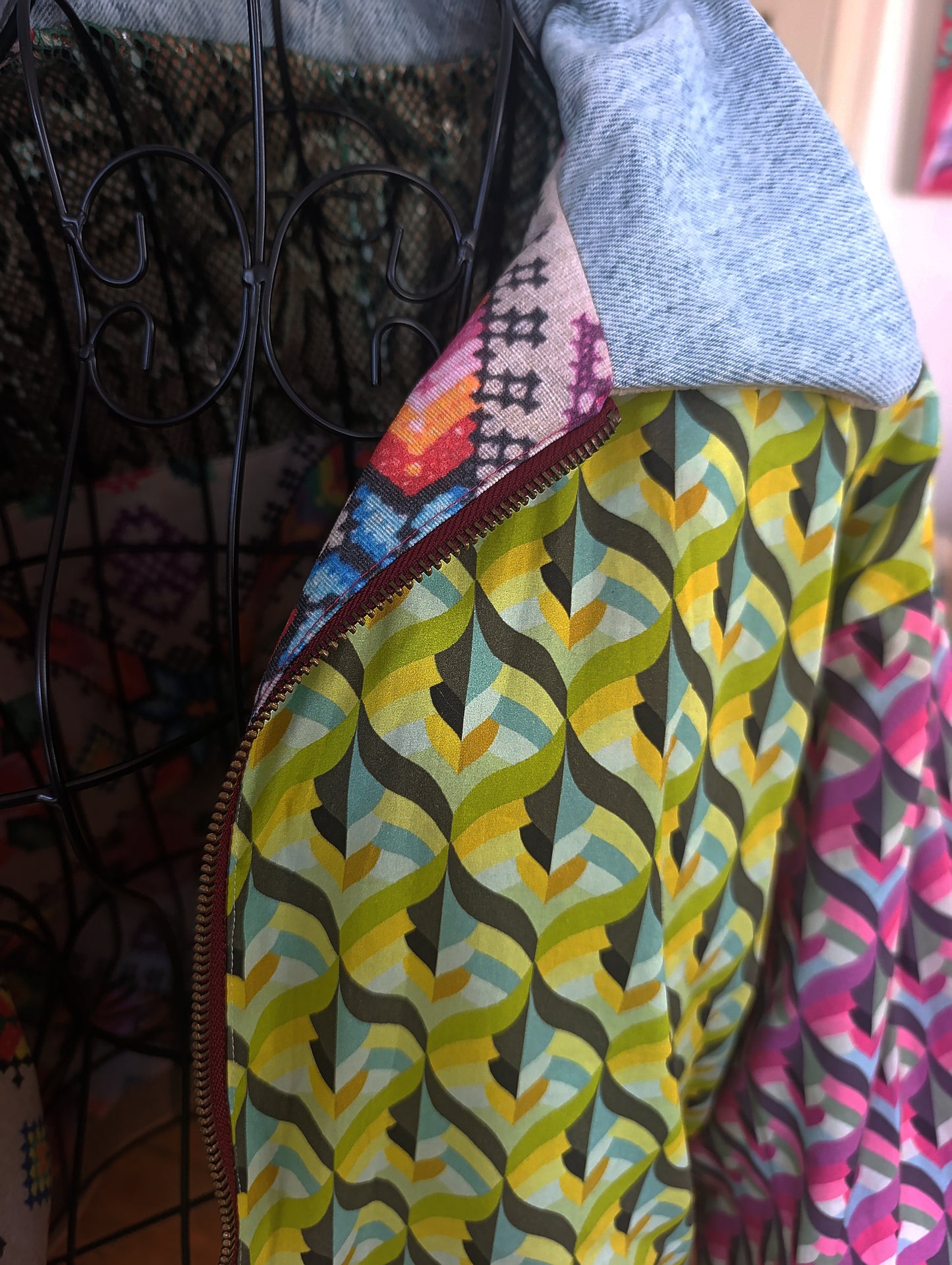 Printed embroidery