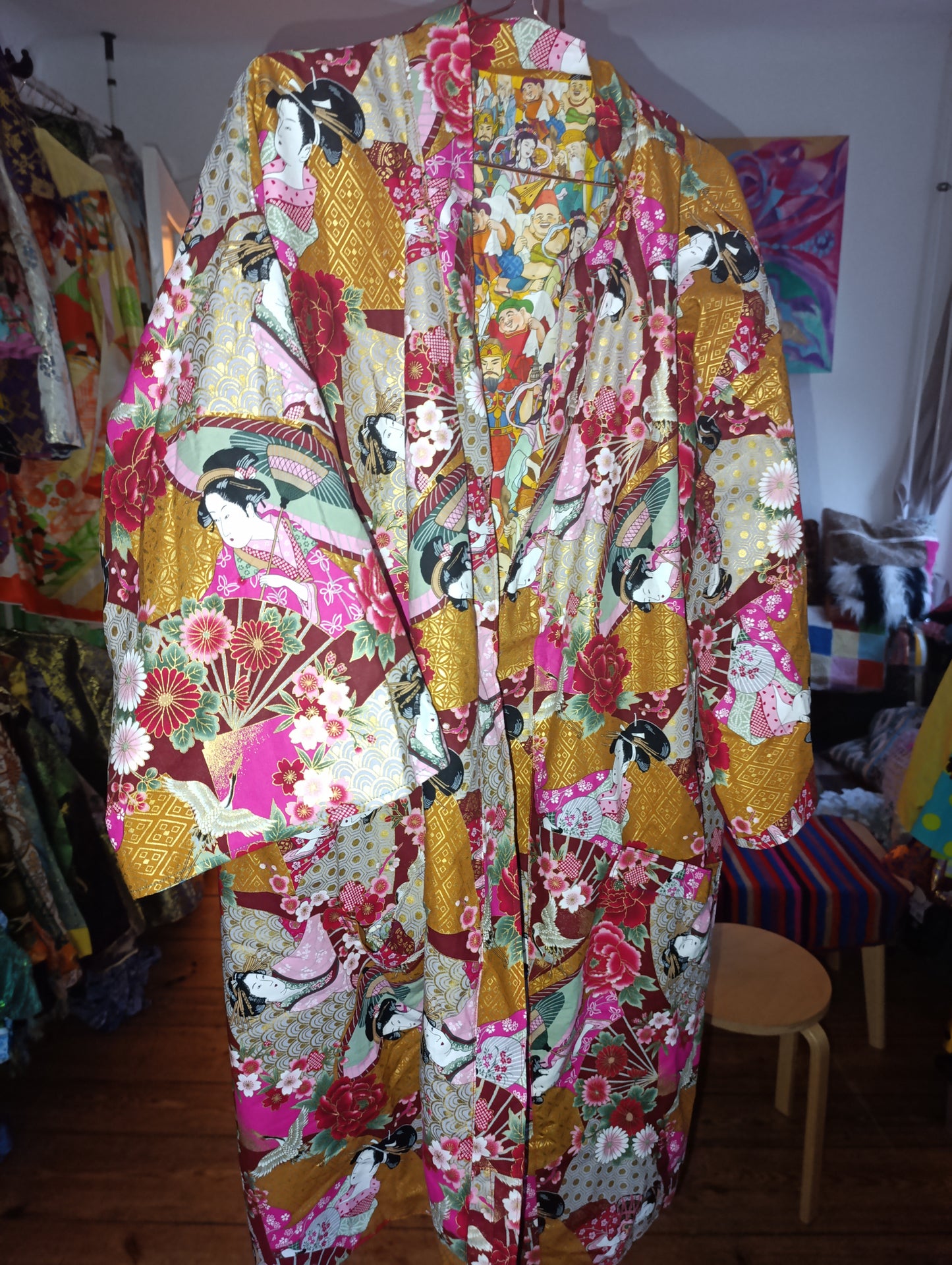 Geisha long kimono