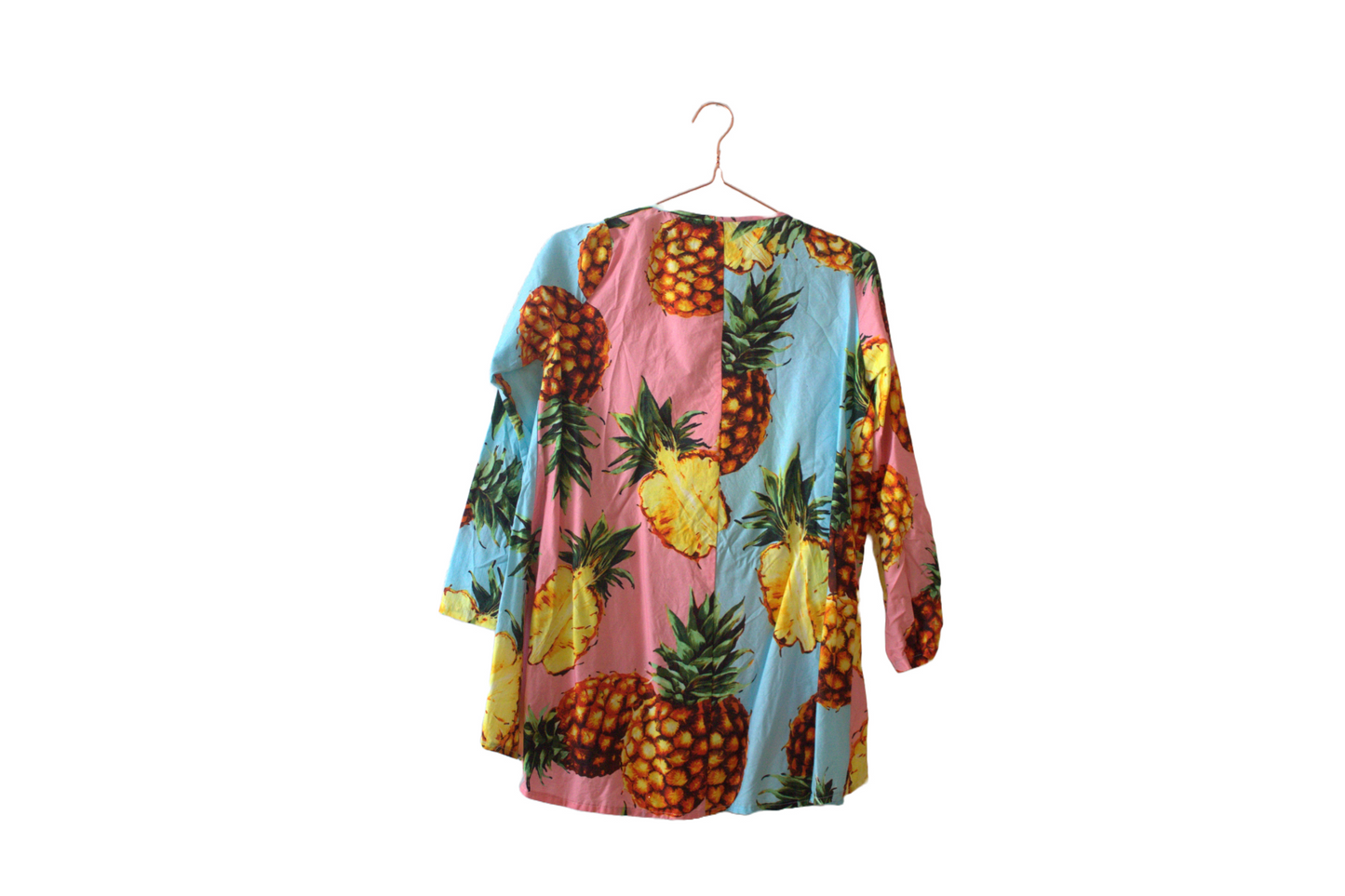 Bold Pineapple Print Top – Vibrant Tropical Style
