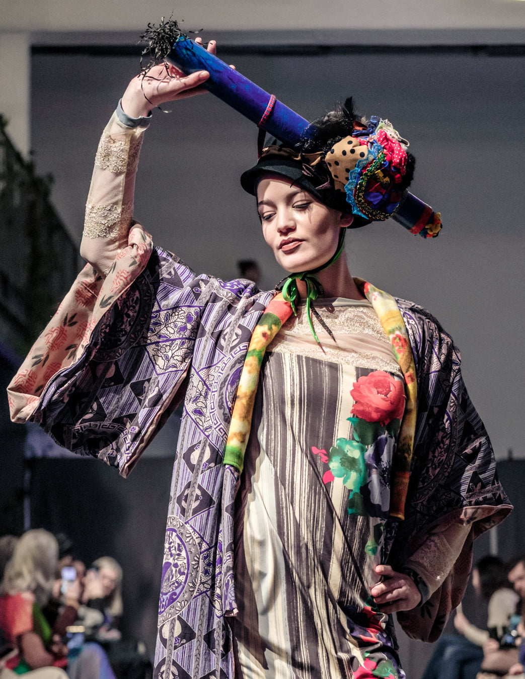 Original japanese raw silk kimono