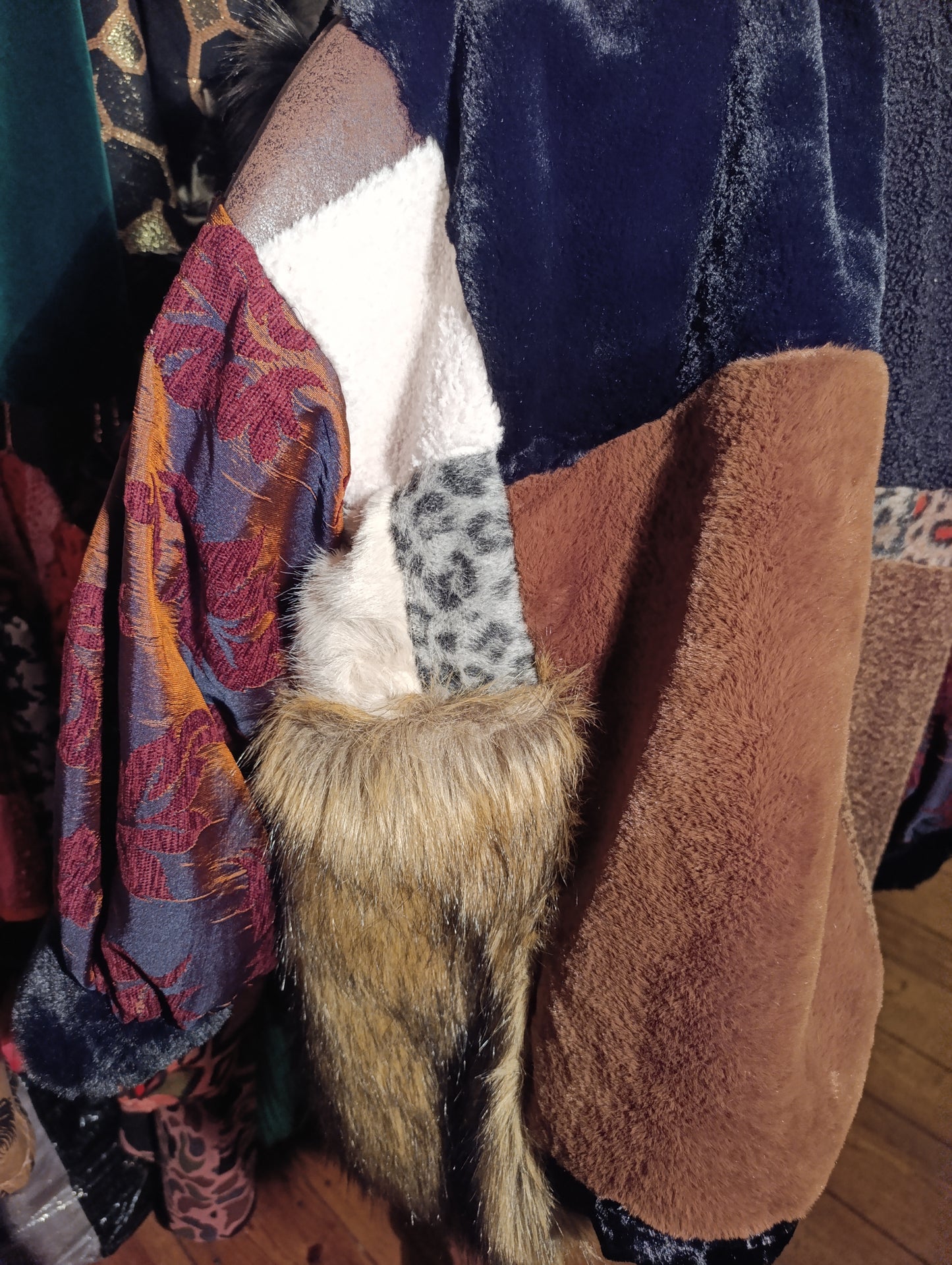 Winter plush cuddle jacket