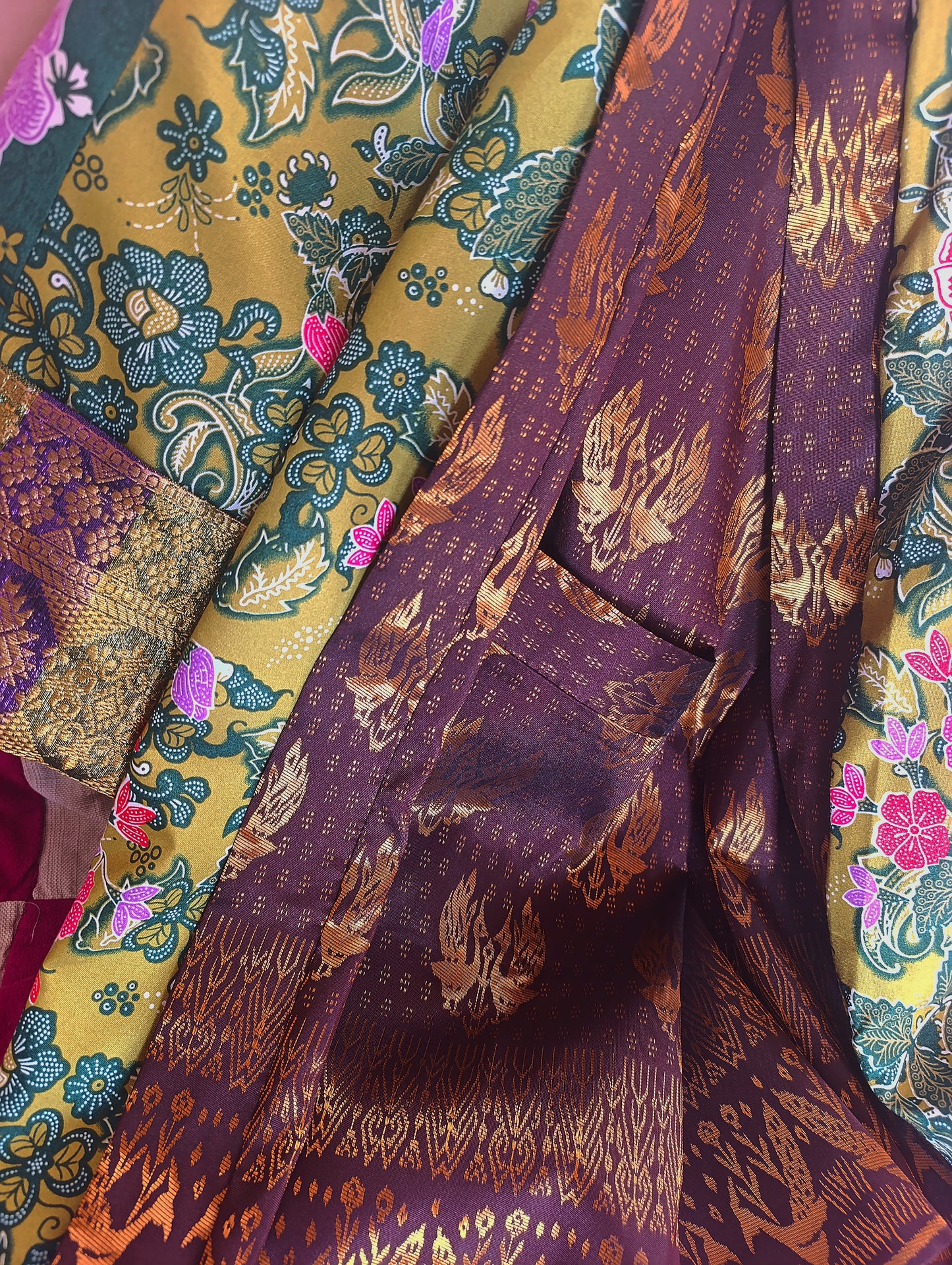 Lilac copper kimono