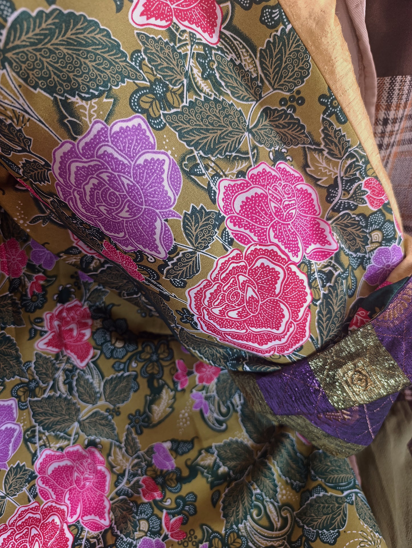 Lilac copper kimono