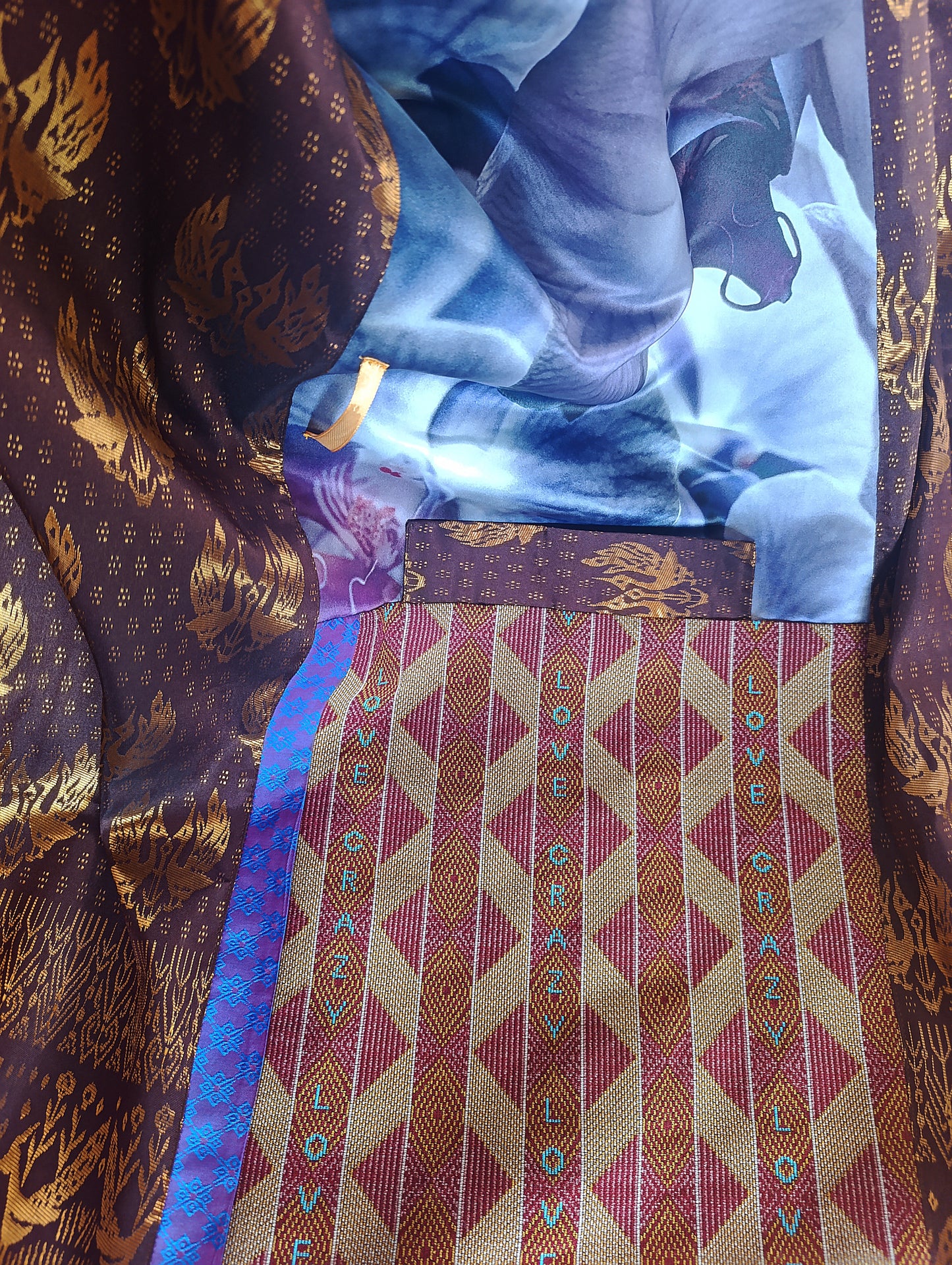 Lilac copper kimono