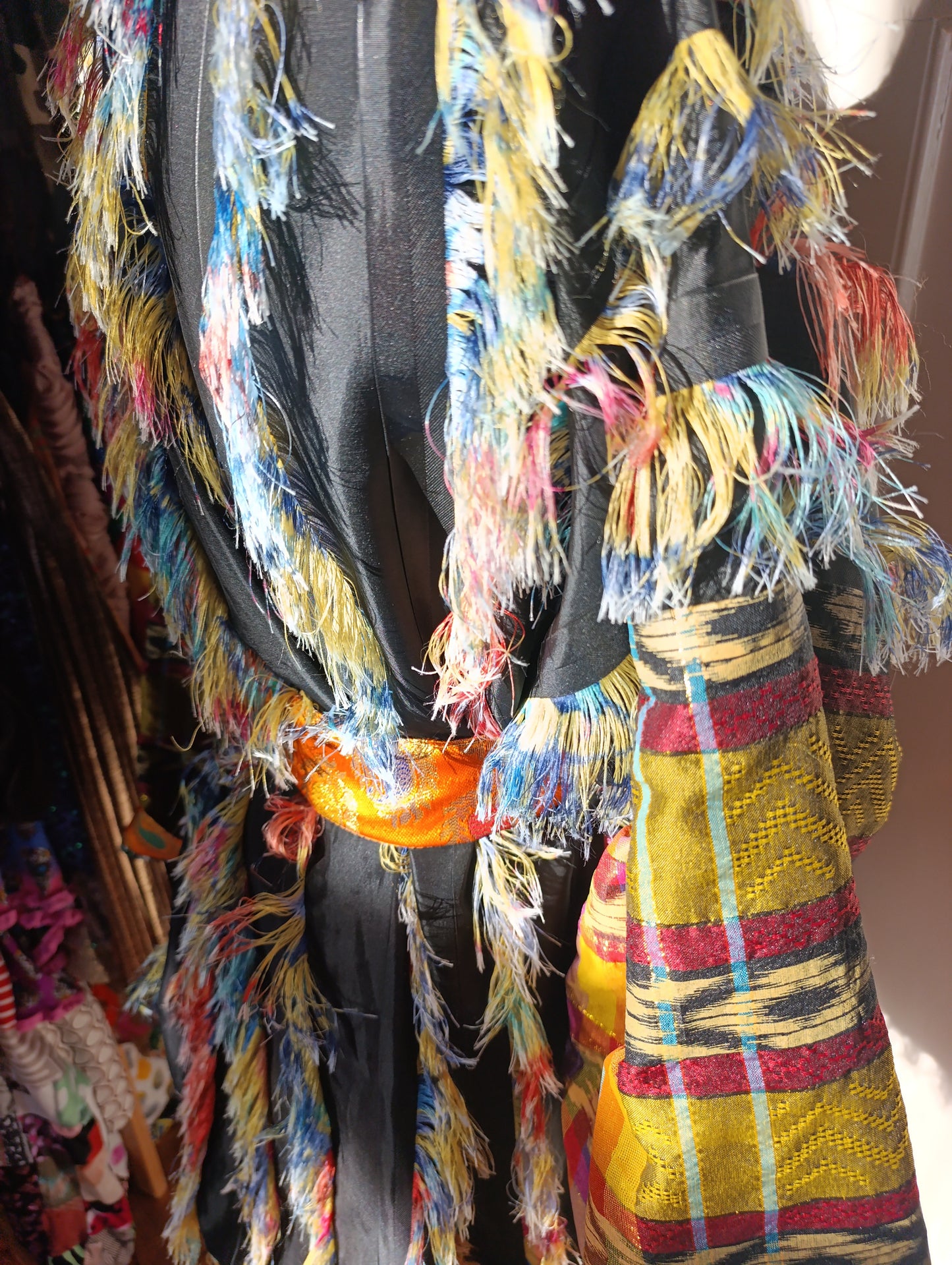 Fringe kimono