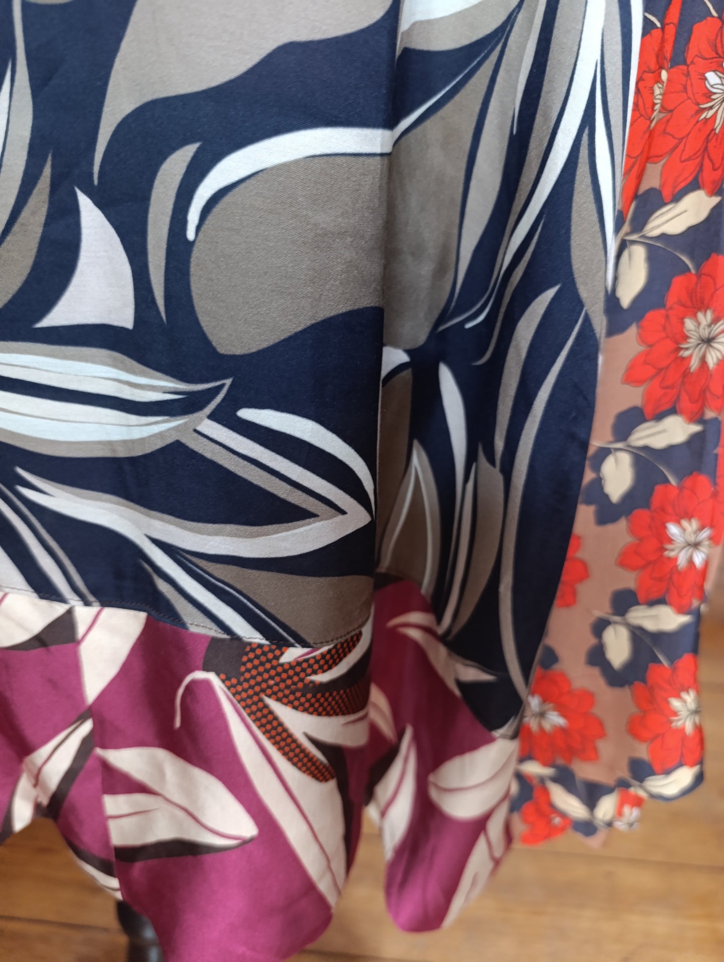 Floral tunic blouse