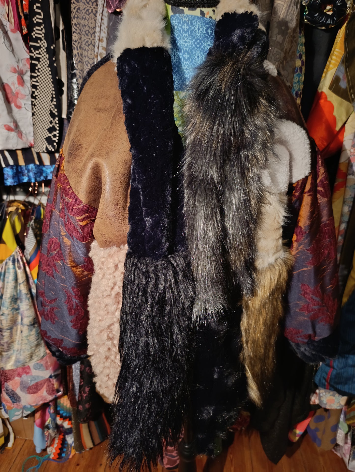Winter plush cuddle jacket