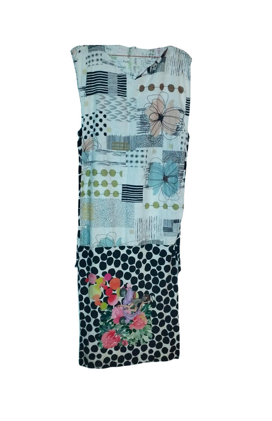 Long Collage Dress