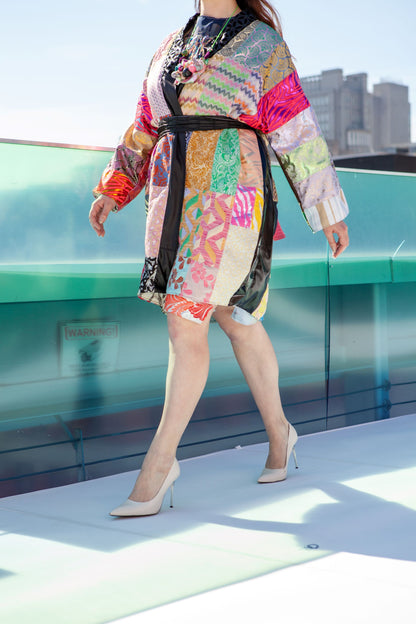 NYC Patchwork Kimono