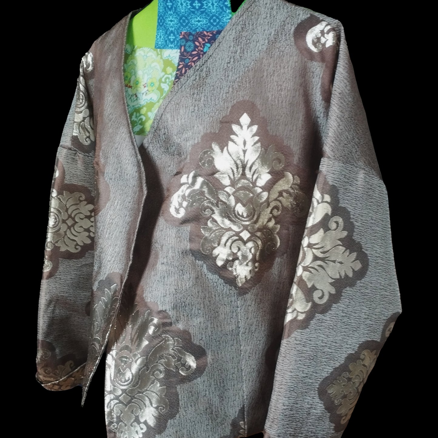 golden ornamental blazer