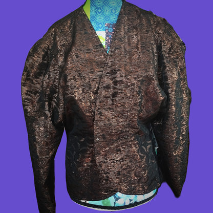 Golden vintage victorian blazer