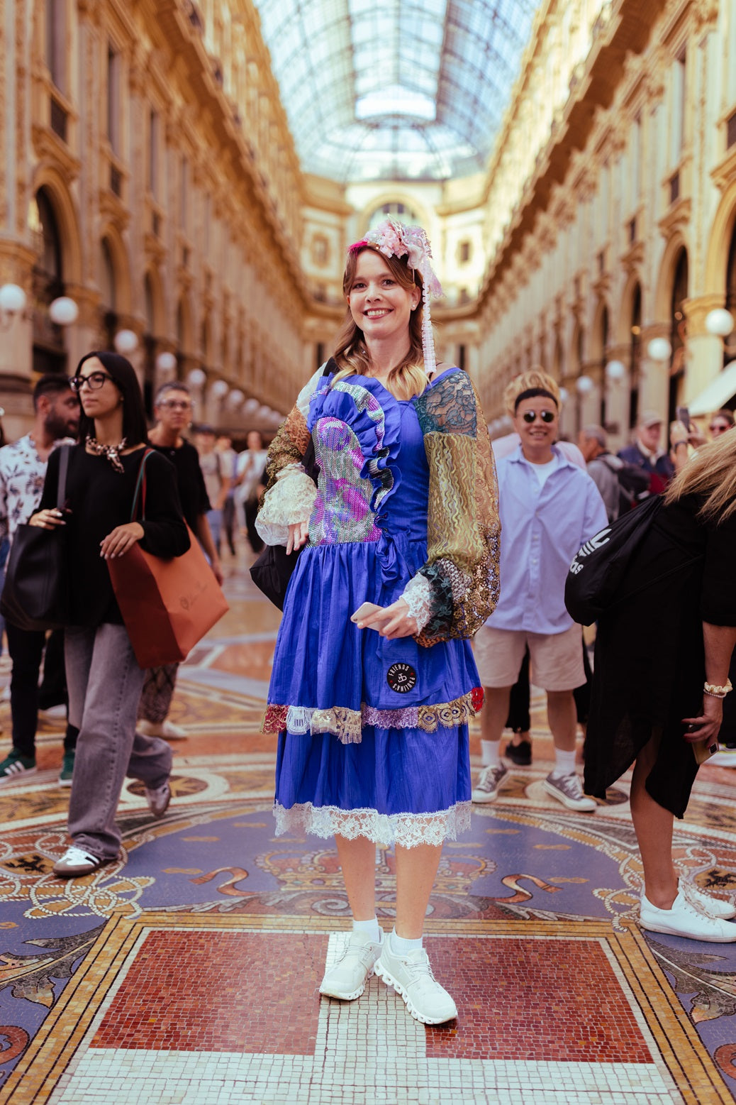 Violet queens dress