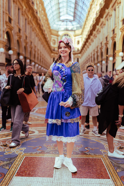 Violet queens dress