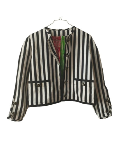 Vintage Stripes Short Blazer