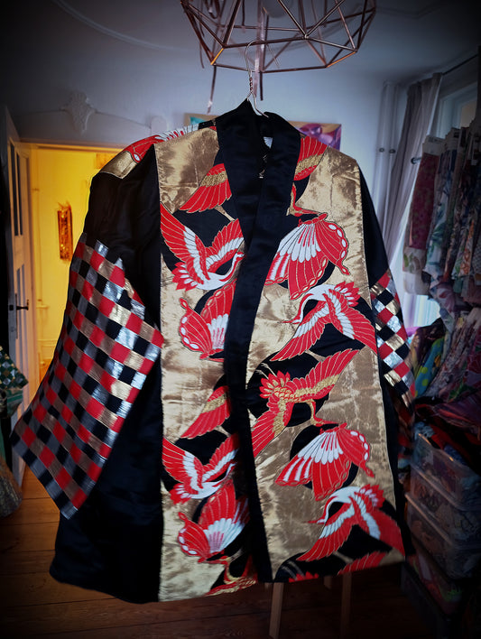 Crane kimono