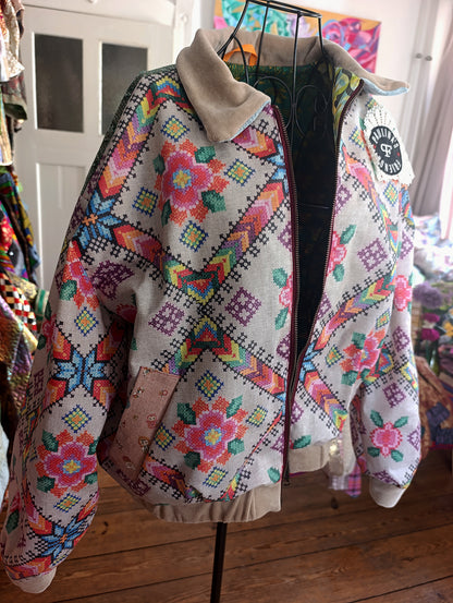 Printed embroidery