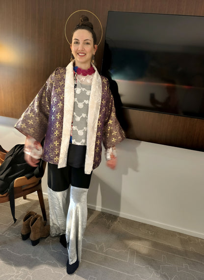 Celestial chants kimono