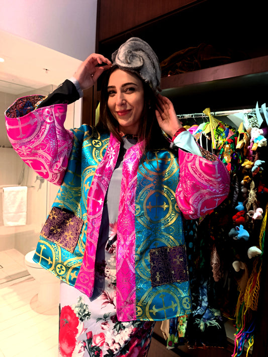 Grey roses dress - PAULINA'S FRIENDS