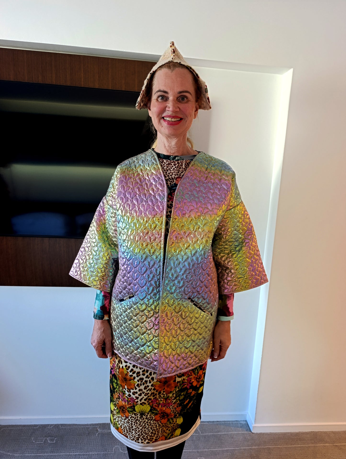 Holographic heart kimono - PAULINA'S FRIENDS