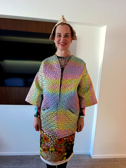 Holographic heart kimono - PAULINA'S FRIENDS