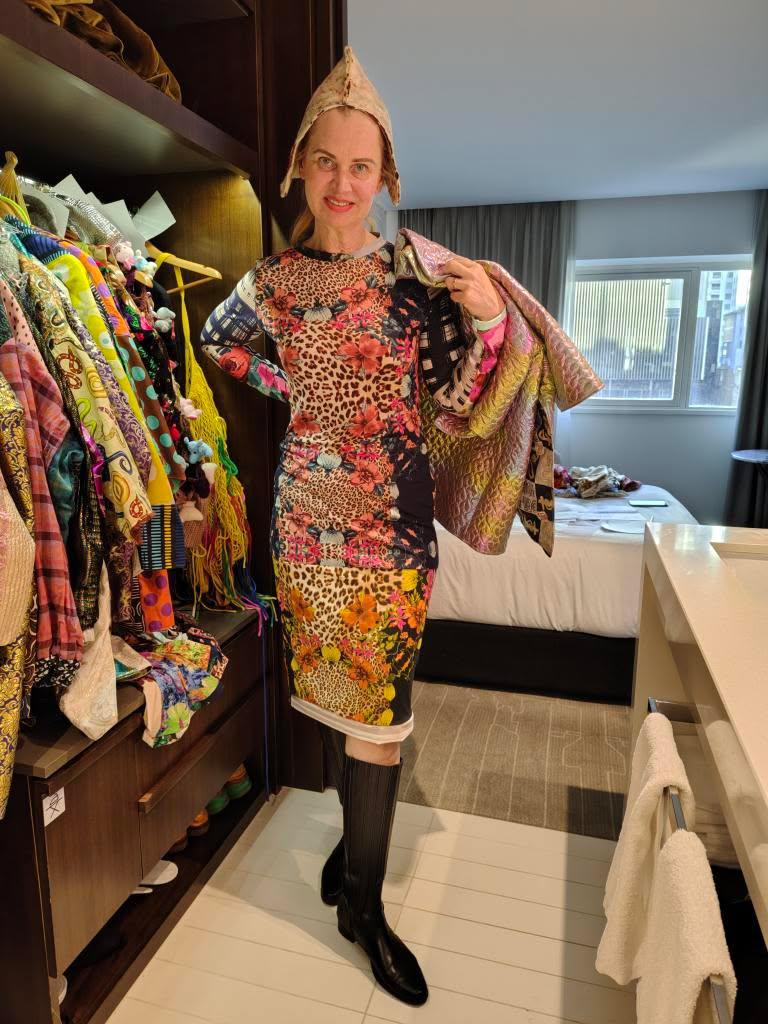 Animal print & flowers dress - PAULINA'S FRIENDS