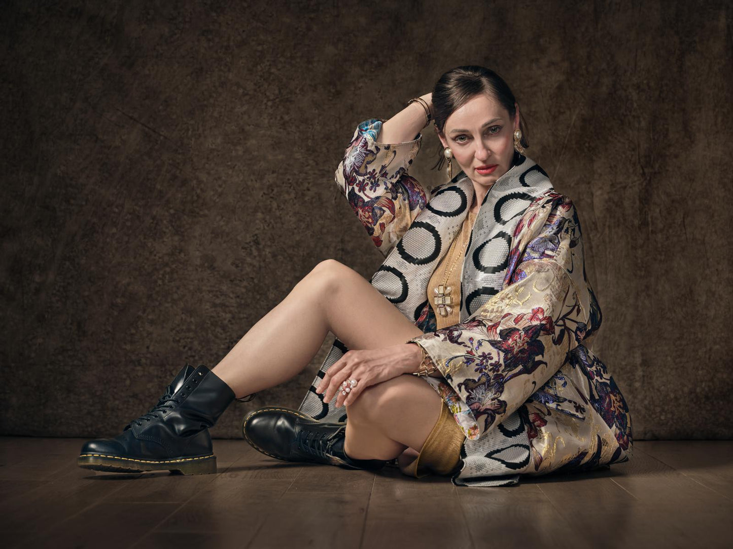 Brocade circles kimono - PAULINA'S FRIENDS