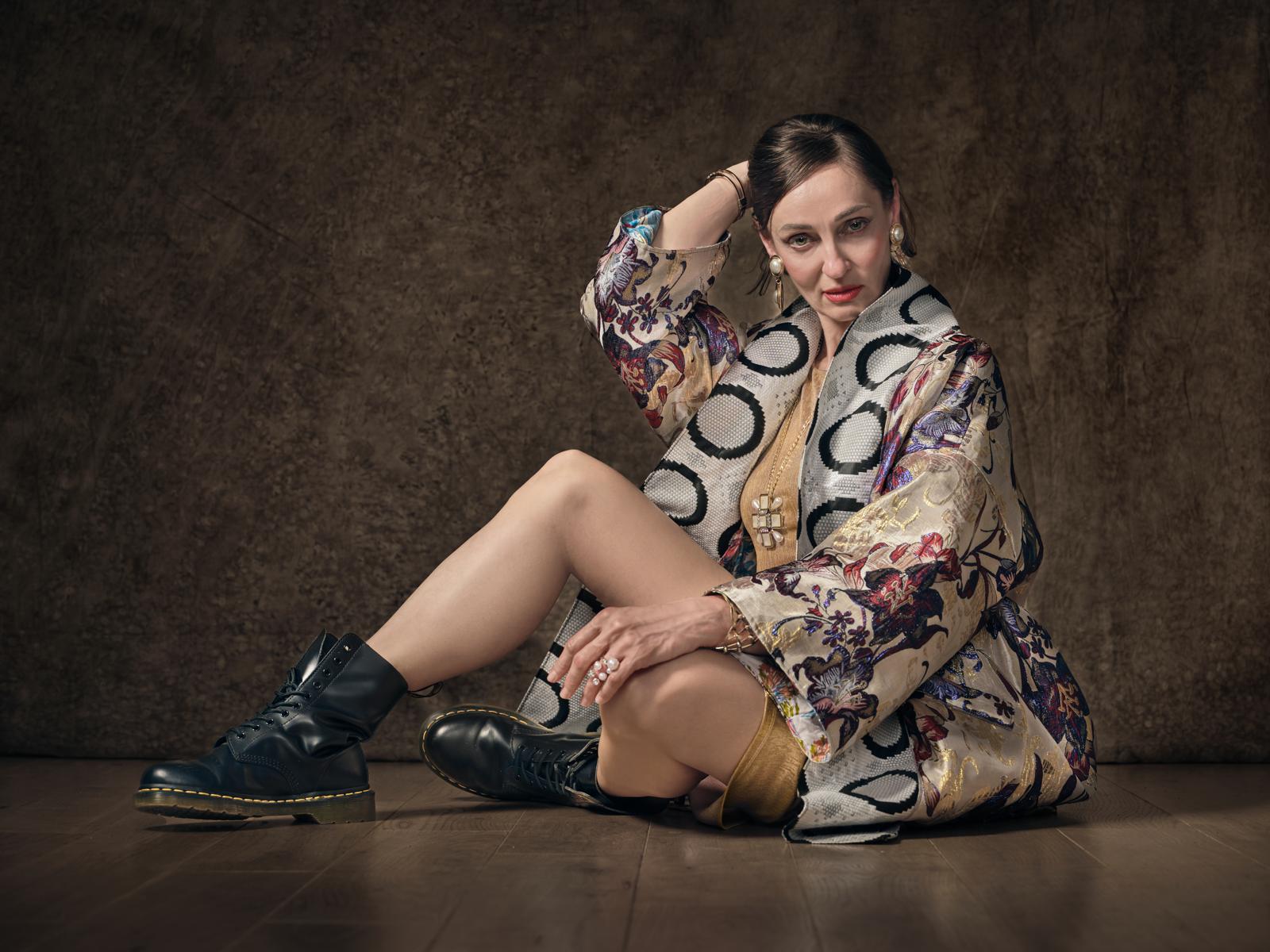 Brocade circles kimono - PAULINA'S FRIENDS