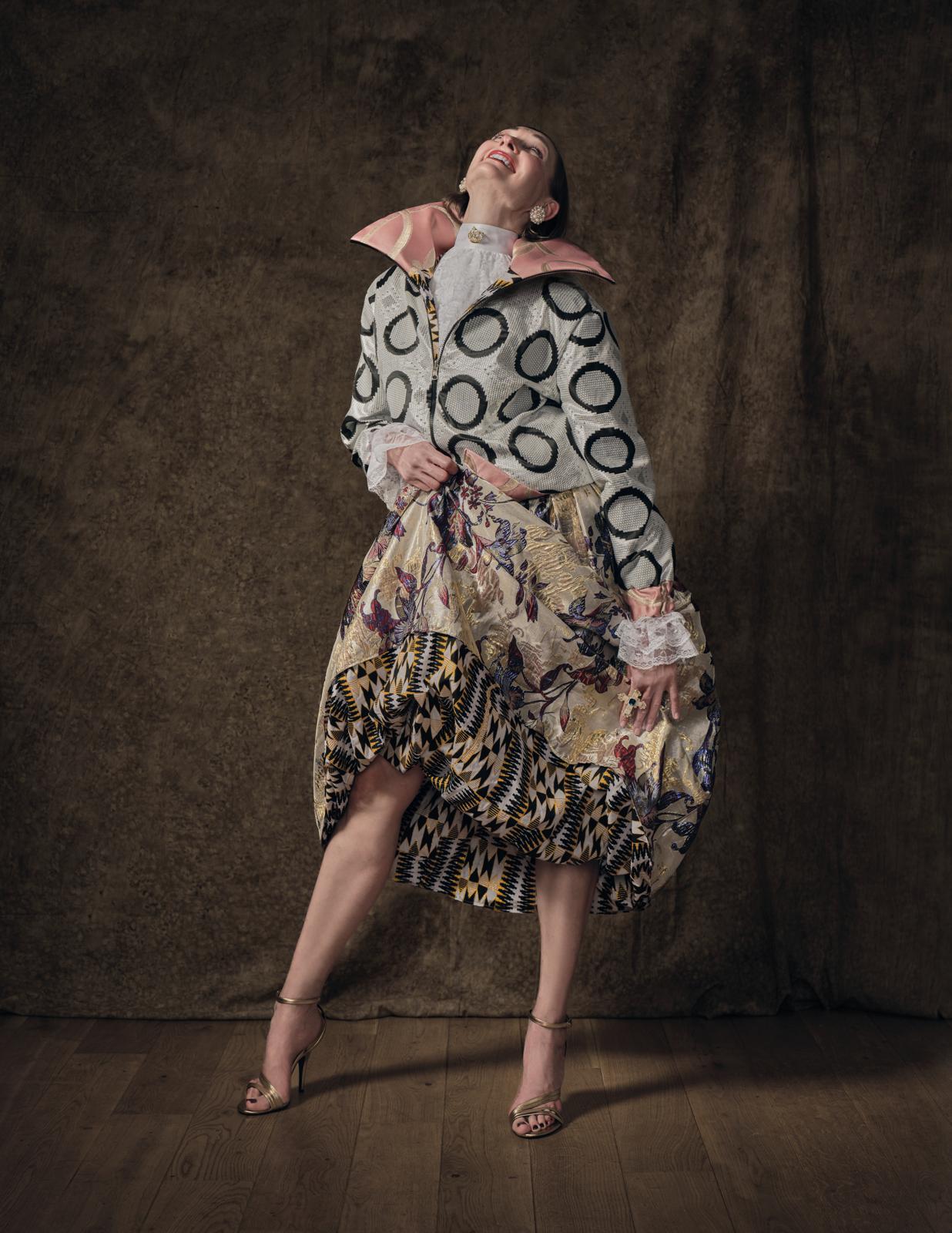 Black & White circles bomber - PAULINA'S FRIENDS