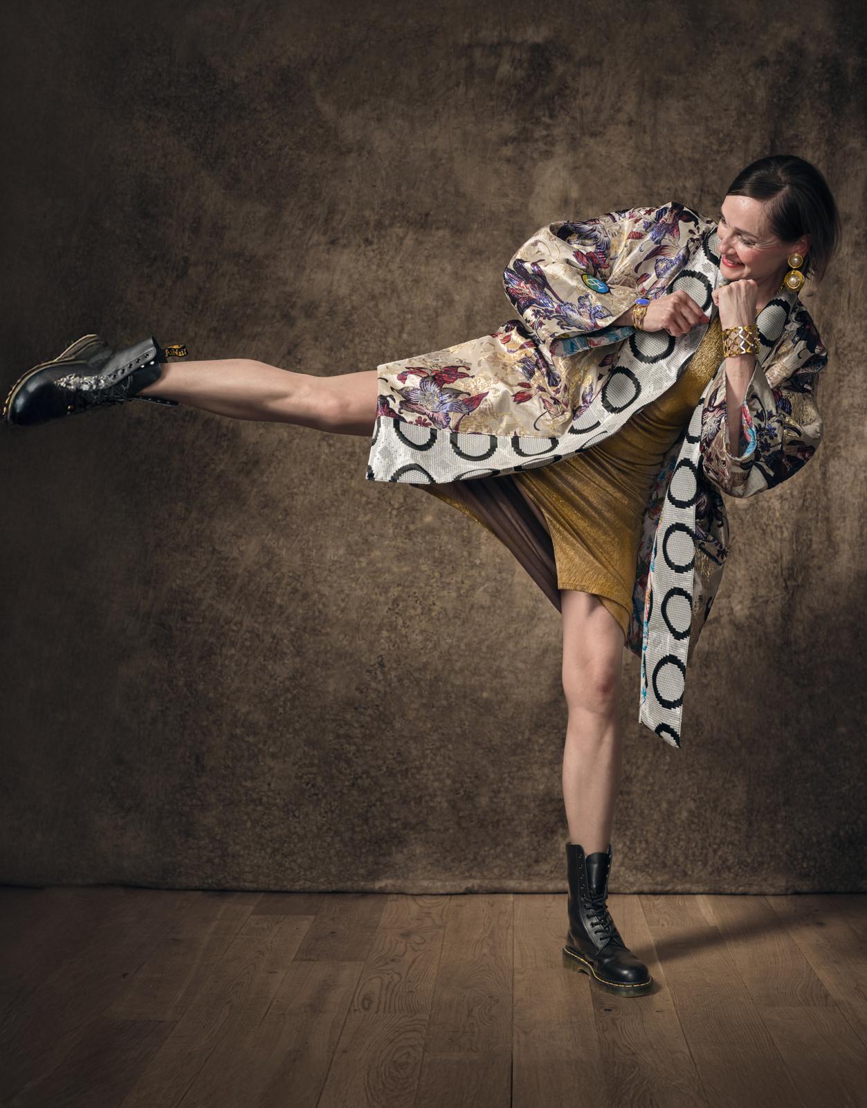 Brocade circles kimono - PAULINA'S FRIENDS