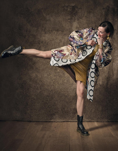 Brocade circles kimono - PAULINA'S FRIENDS