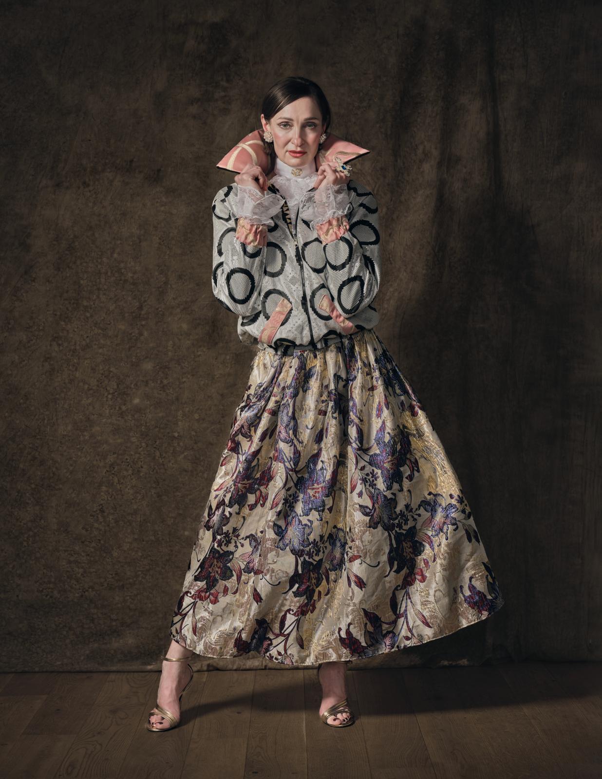 Black & White circles bomber - PAULINA'S FRIENDS