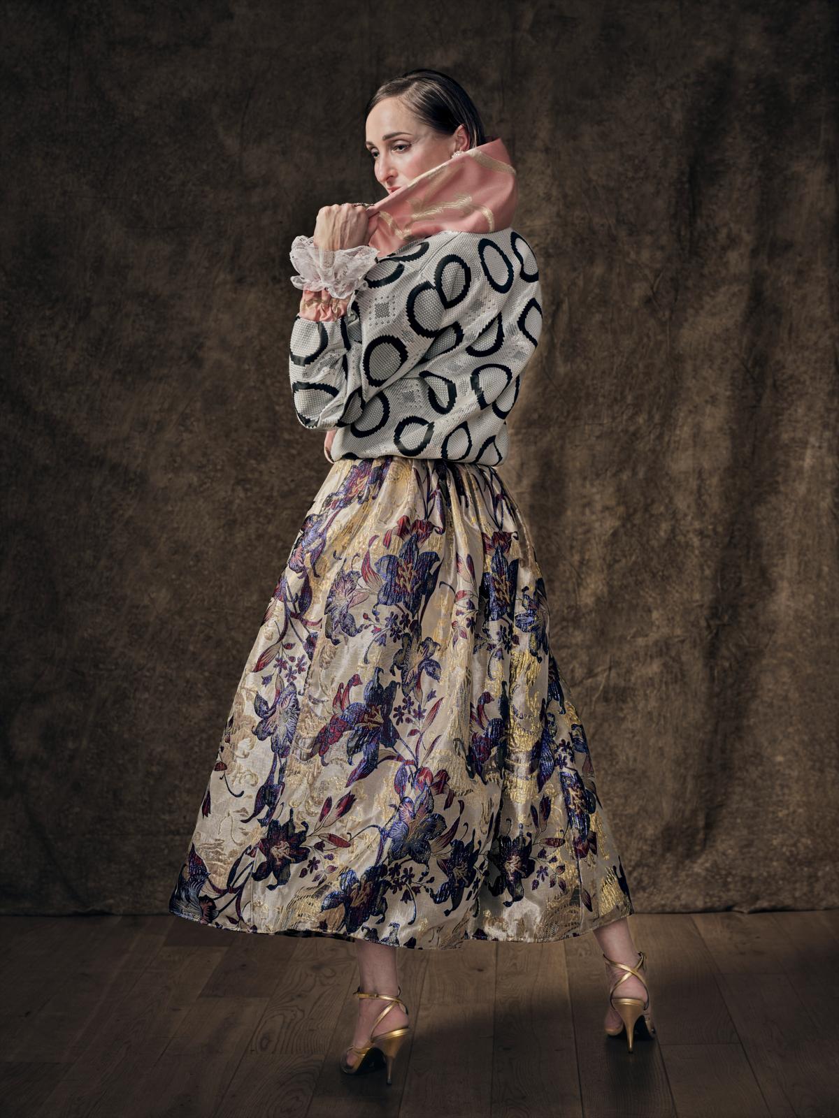 Black & White circles bomber - PAULINA'S FRIENDS